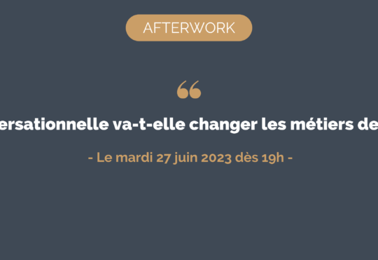 Afterwork Celios et intervention sur l’IA conversationnelle et les métiers de demain